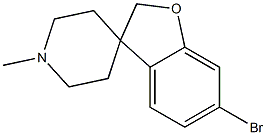 6-BROMO-1'-METHYL-2H-SPIRO[1-BENZOFURAN-3,4'-PIPERIDINE] Struktur