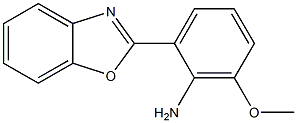 2-(benzo[d]oxazol-2-yl)-6-Methoxyaniline Struktur