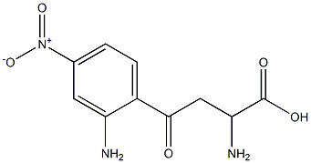 2-aMino-4-(2-aMino-4-nitrophenyl)-4-oxobutanoic acid Struktur