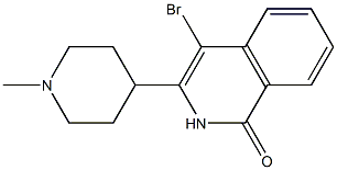 4-broMo-3-(1-Methylpiperidin-4-yl)isoquinolin-1(2H)-one Struktur