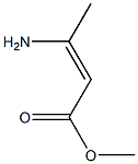 B-aMino crotonic acid Methyl ester Struktur