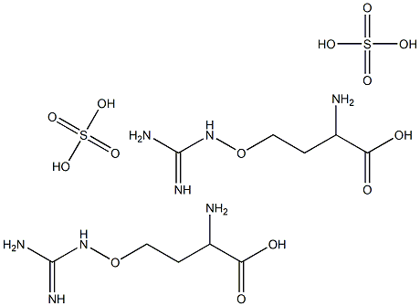 DL-Canavanine sulfate DL-Canavanine sulfate Struktur