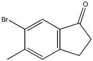 6-broMo-5-Methylindan-1-one Struktur