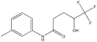 5,5,5-Trifluoro-4-hydroxy-N-M-tolylpentanaMide Struktur