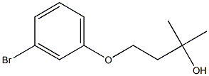 4-(3-broMo-phenoxy)-2-Methyl-butan-2-ol Struktur