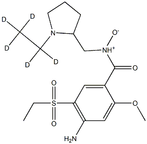 4-AMino-N-[(1-(ethyl-d5)-2-pyrrolidinyl)Methyl]-5-(ethylsulfonyl)-2-
MethoxybenzaMide N-Oxide Struktur