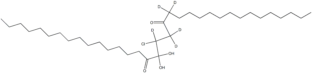 1,3-BispalMitoyl-2-chloropropanediol-d5 Struktur