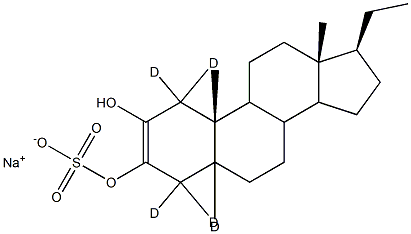 Pregnenediol-d5 Sulfate SodiuM Struktur