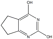 6,7-Dihydro-5H-cyclopentapyriMidine-2,4-diol Struktur