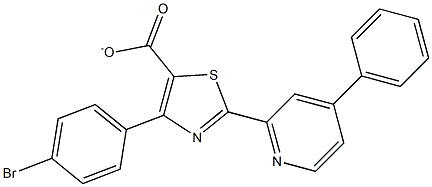 4-(4-BroMophenyl)-2-(4-phenyl-2-pyridyl)thiazole-5-carboxylate, 97% Struktur