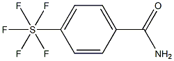 4-(Pentafluorothio)benzaMide, 97% Struktur