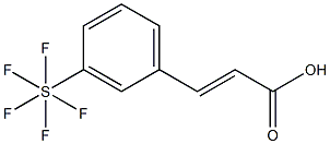 3-(Pentafluorothio)cinnaMic acid, 97% Struktur