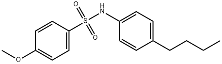 N-(4-n-Butylphenyl)-4-MethoxybenzenesulfonaMide, 97% Struktur