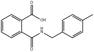 2-(4-MethylbenzylcarbaMoyl)benzoic acid, 97% Struktur