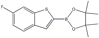 2-(6-Fluoro-benzo[b]thiophen-2-yl)-4,4,5,5-tetraMethyl-[1,3,2]dioxaborolane Struktur