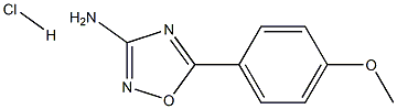 5-(4-Methoxy-phenyl)-[1,2,4]oxadiazol-3-ylaMine hydrochloride Struktur