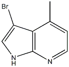 3-BroMo-4-Methyl-7-azaindole Struktur