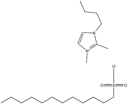 1-butyl-2,3-diMethyliMidazoliuM dodecylsulfonate Struktur