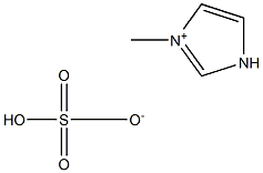 N-MethyliMidazoliuM hydrogen sulfate Struktur