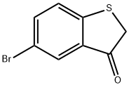 5-broMobenzo[b]thiophen-3(2H)-one Struktur