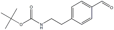 4-(2-BOC-AMINO)ETHYL-BENZALDEHYDE Struktur