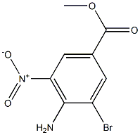 Methyl 4-amino-3-bromo-5-nitrobenzoate Struktur