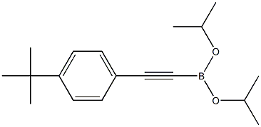 Dipropan-2-yl [(4-tert-butylphenyl)ethynyl]boronate Struktur