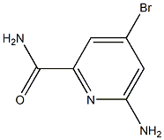 6-aMino-4-broMopicolinaMide Struktur