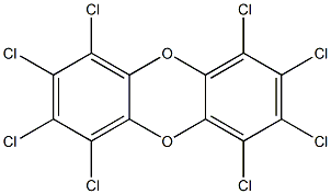 Octachlorodibenzo-p-dioxin Solution Struktur