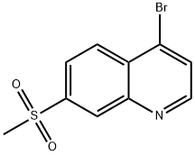 4-broMo-7-(Methylsulfonyl)quinoline Struktur