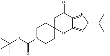 tert-butyl 2'-tert-butyl-7'-oxo-6',7'-dihydro-2'H-spiro[piperidine-4,5'-pyrano[3,2-c]pyrazole]-1-carboxylate price.