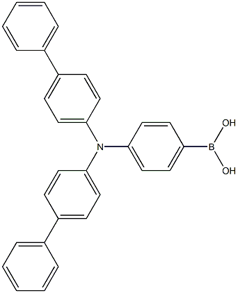 N,N-bis(1,1'-biphenyl-4-yl)aMine-N-phenyl-4-boronic acid Struktur