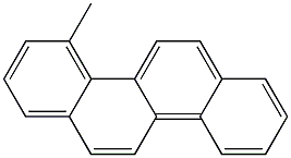 Chrysene, 4-methyl Struktur