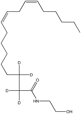 Linoleoyl Ethanolamide-d4 Struktur