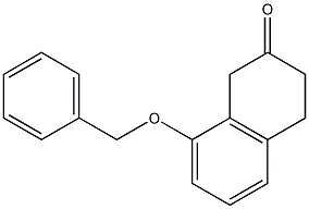 8-(benzyloxy)-3,4-dihydronaphthalen-2(1H)-one Struktur