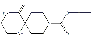 TERT-BUTYL 5-OXO-1,4,9-TRIAZASPIRO[5.5]UNDECANE-9-CARBOXYLATE Struktur