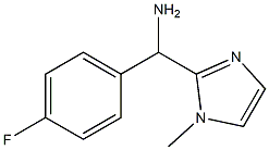 (4-fluorophenyl)(1-Methyl-1H-iMidazol-2-yl)MethanaMine Struktur