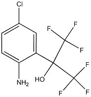 2-(2-AMino-5-chloro-phenyl)-1,1,1,3,3,3-hexafluoro-propan-2-ol Struktur