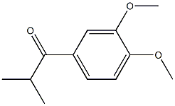 1-(3,4-DiMethoxyphenyl)-2-Methylpropan-1-one Struktur