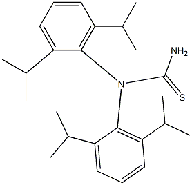 Bis(2,6-Diisopropylphenyl)thiourea Struktur