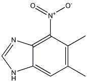 5,6-diMethyl-4-nitro-1H-benzo[d]iMidazole Struktur