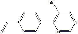 5-broMo-4-(4-vinylphenyl)pyriMidine Struktur