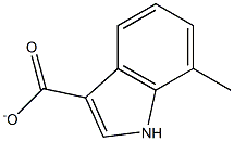 7-Methyl-3- Indole carboxylate Struktur