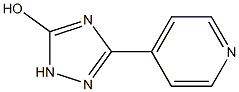 5-(Pyridin-4-yl)-2H-1,2,4-triazol-3-ol Struktur