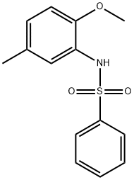 N-(2-Methoxy-5-Methylphenyl)benzenesulfonaMide, 97% Struktur