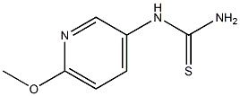 N-(6-Methoxy-3-pyridyl)thiourea, 97% Struktur