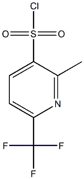 2-Methyl-6-(trifluoroMethyl)pyridine-3-sulfonyl chloride, 95% Struktur