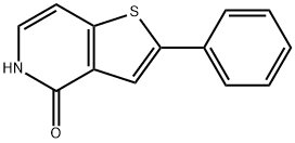 2-phenylthieno[3,2-c]pyridin-4(5H)-one Struktur