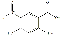 2-aMino-4-hydroxy-5-nitrobenzoic acid Struktur