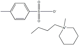 N-butyl-N-Methyl-piperidiniuM tosylate Struktur